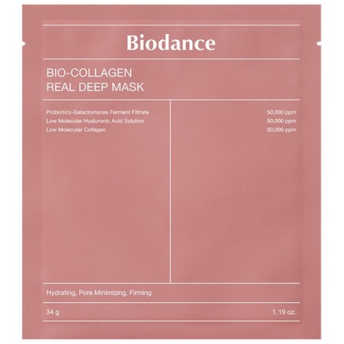 Купить маску для лица тканевая biodance bio collagen real deep mask 34 мл