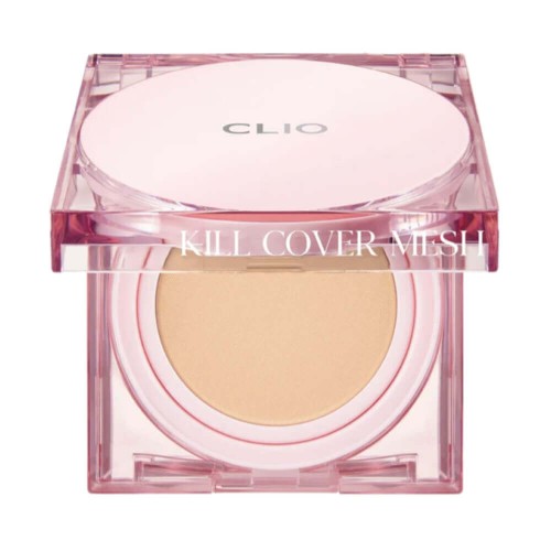 Купить увлажняющий кушон для эффекта Glass Skin Clio Kill Cover Mesh Glow Cushion Spf50+ Pa++++ 3 Linen.