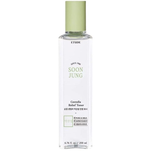 Тонер Для Чувствительной Кожи Etude House Soon Jung Centella Relief Toner 200ml