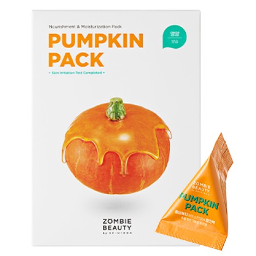 Несмываемая Питательная Маска В Треугольниках Zombie Beauty Pumpkin Pack (16шт)