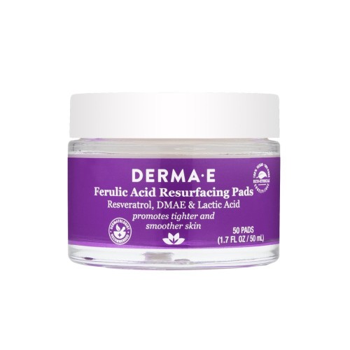 Пэды Обновляющие С Феруловой Кислотой Derma E Ferulic Acid Resurfacing Pads 50 Шт