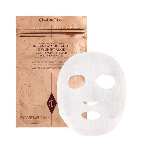 Dry Sheet Mask For Dull Skin Charlotte Tilbury Revolutionary Instant Magic Facial Dry Sheet