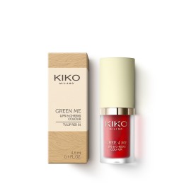 Тинт Для Губ И Щек Kiko Milano Green Me Lips & Cheeks Colour Tulip Red 01