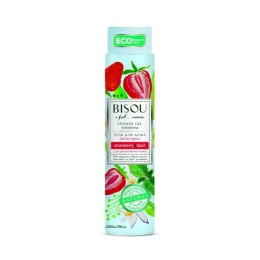 Shower Gel Bisou 300ml Antistress Strawberry/Basil