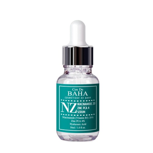 Сыворотка Cos De Baha Niacinamide 20% Zinc 4% Pca Serum 30 Мл