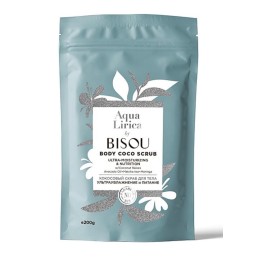 Body Scrub Coconut Bisou Aqualirica Ultra-Moisturizing And Nutrition 200 Gr