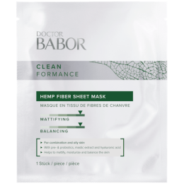 Маска Тканевая Doctor Babor Clean Formance Hemp Fiber Sheet Mask