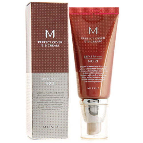 Крем Bb Missha Perfect Cover Spf 42/Pa+++ 21 Light Beige