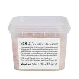 Cкраб Для Кожи Головы Davines Solu/Sea Salt Scrub Cleanser Для Глубокого Очищения Всех Типов Волос 250 Мл