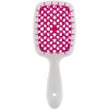 Comb Small Janeke Superbrush Small White Base / Colored Teeth 56sp234 (Fux - Fuchsia)