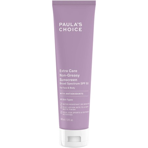 Paulas Choice Extra Care Non-Greasy Sunscreen Spf 50 With Antioxidants 148ml