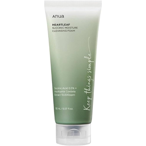Anua Heartleaf Succinic Moisture Cleansing Foam пенка 150 мл