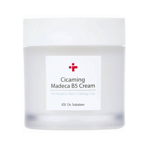 Восстанавливающий крем с центеллой и пантенолом CUSKIN Dr.Solution Cicaming Madeca B5 Cream