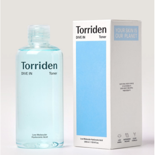 Гиалуроновый увлажняющий тоник torriden dive in low molecular hyaluronic acid toner купить.
